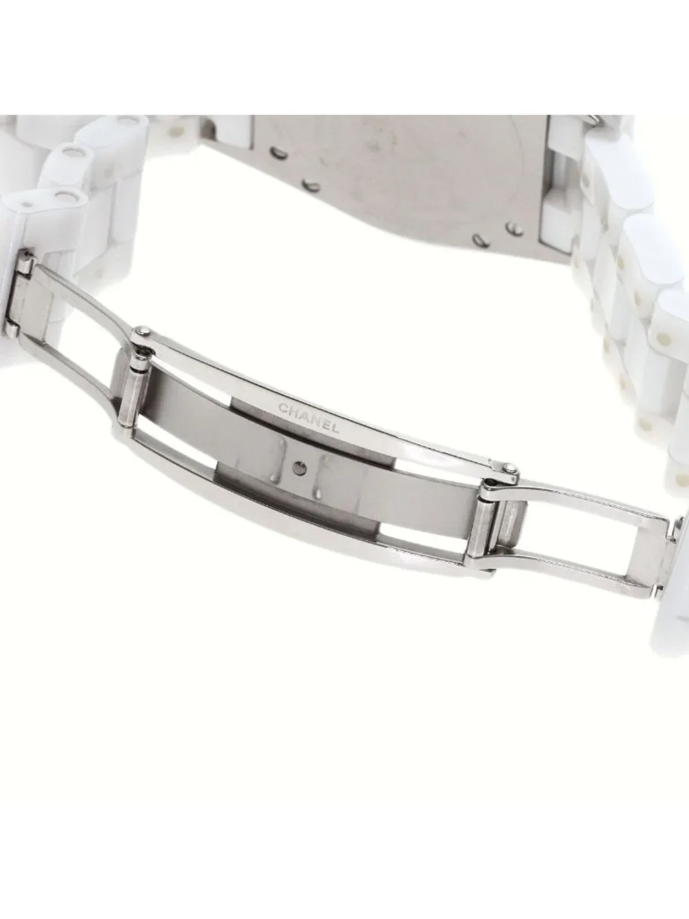 Chanel White Phantom 38 Watch Ceramic